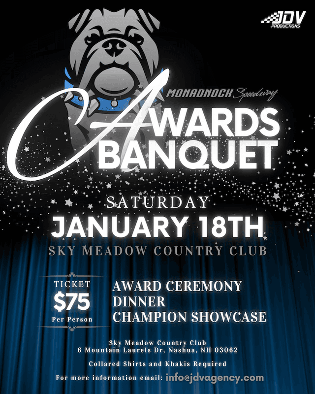 2024 Monadnock Speedway Banquet promo